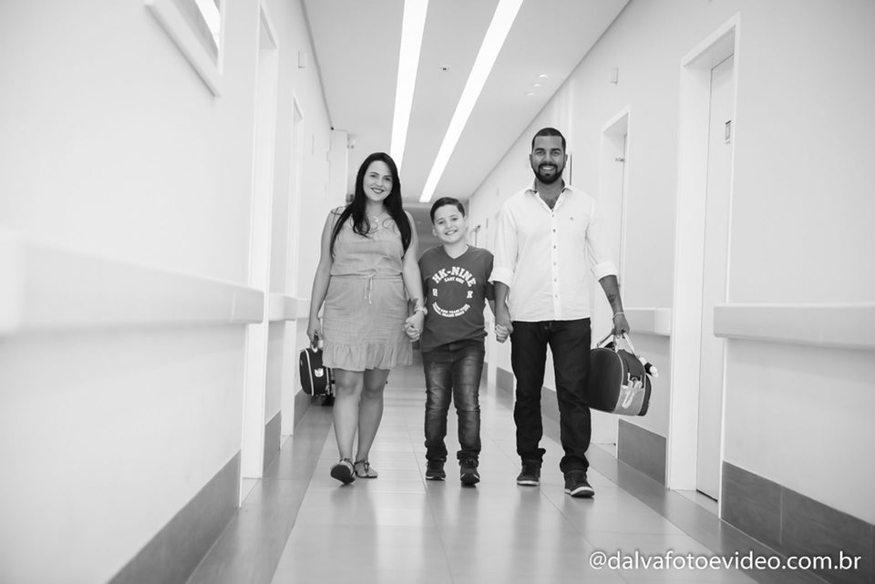 À chegada de Matheus